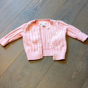 RALPH LAUREN Baby Knit Sweater in Pink